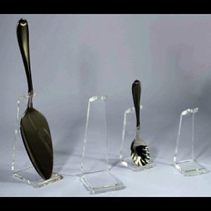 3 Stands Acrylic Clear 6 Pen/Spoon Display Holder 